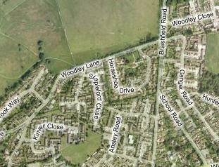 Woodley Romsey Map