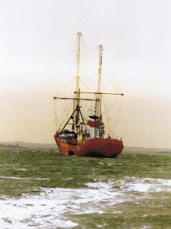 Ross Revenge at sea